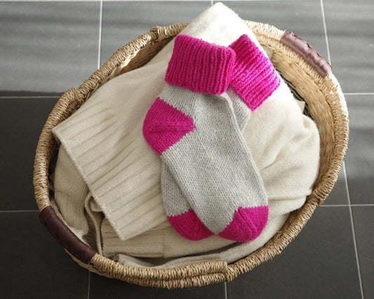KOGANEの糸で編んだサンプル🧶