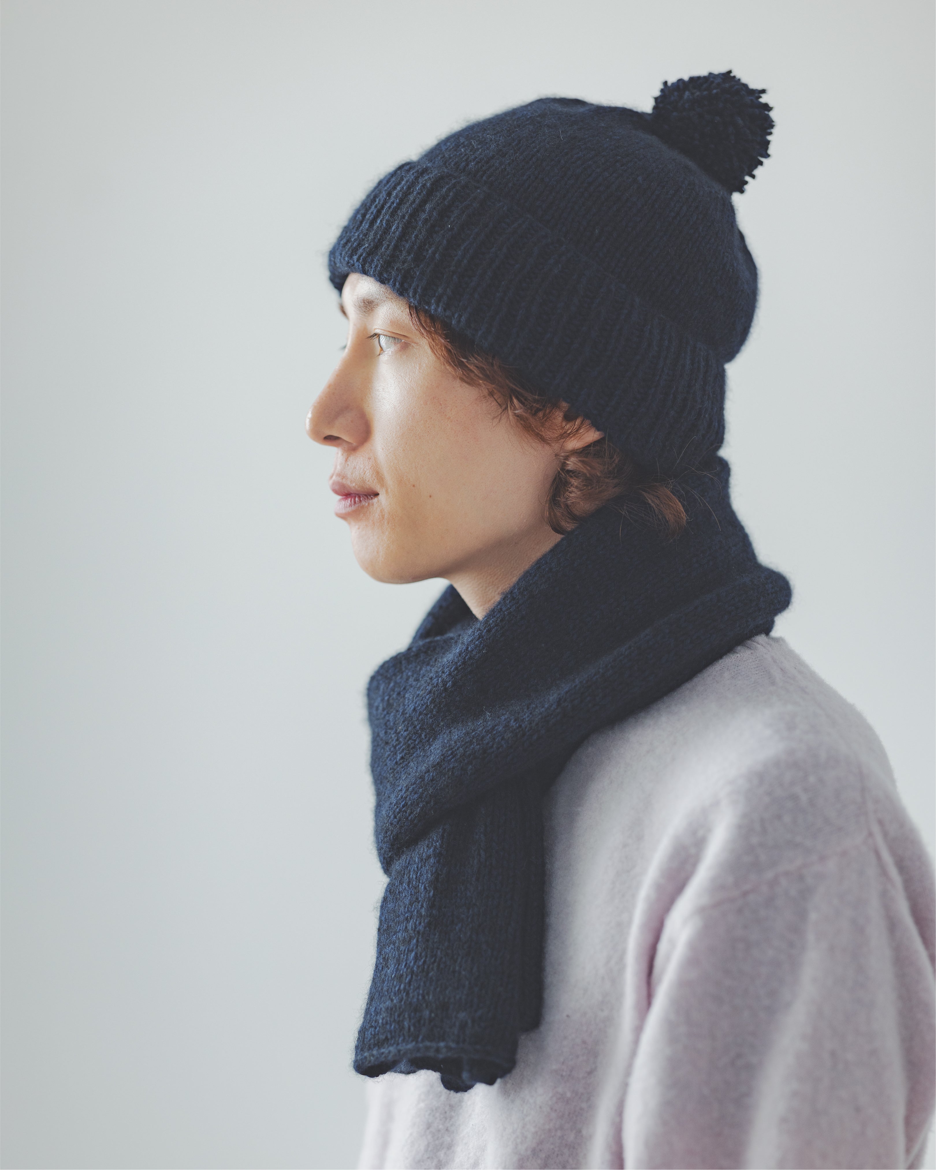 cameーchan【niigata】手編みマフラー Kit / カシミヤのマフラー / M size – KOGANE
